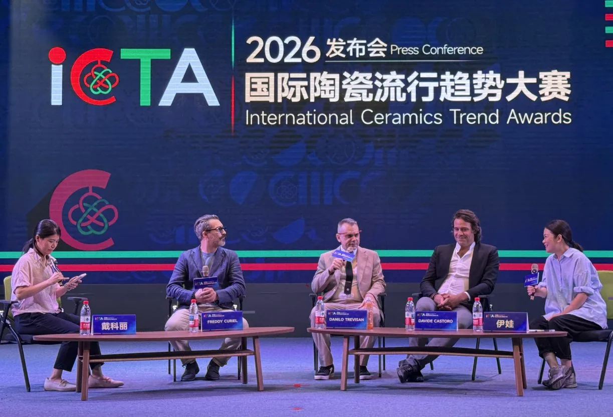 Post-signing industry forum panel at the 2026 International Ceramics Trend Awards